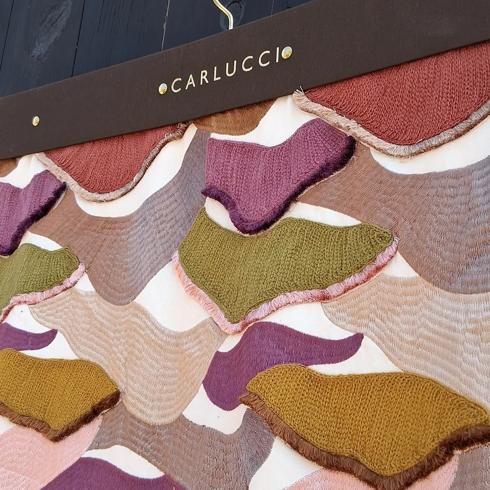 PAINT THE SKY Luxury embroidery fabric for curtains by the meter from Carlucci